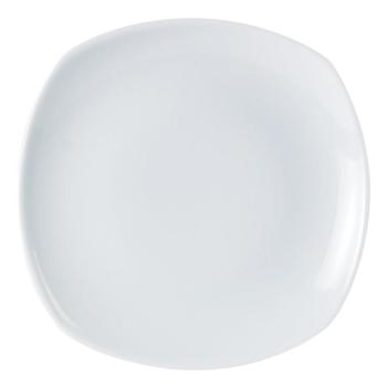 Porcelite Vitrified Hotelware. Squared Plate, 6.25