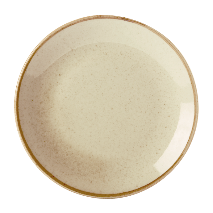 Seasons by Porcelite. Wheat Coupe Plate, 12