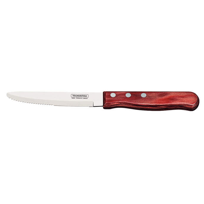Jumbo Rounded Tip Steak Knife (Red), 12 Pieces