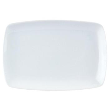 Porcelite Vitrified Hotelware. Creations Rectangular Plate, Medium