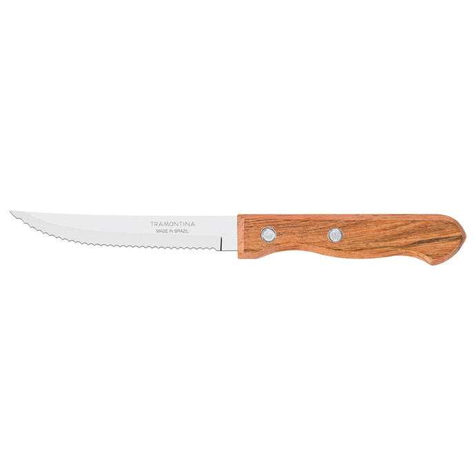 Steak Knives Natural Wood (Medium), 12 Pieces