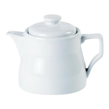 Porcelite Vitrified Hotelware. Standard Traditional Tea Pot, 27oz
