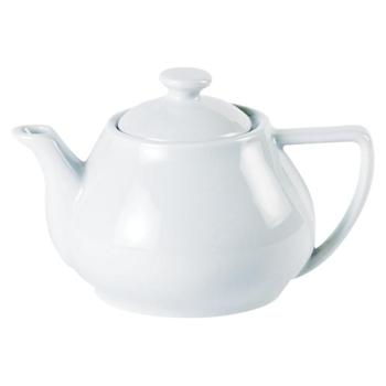 Porcelite Vitrified Hotelware. Standard Contemporary Tea Pot, 30oz