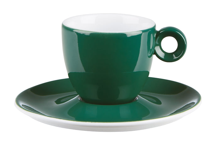 Costa Verde Cafe. Green Saucer for Espresso Cup