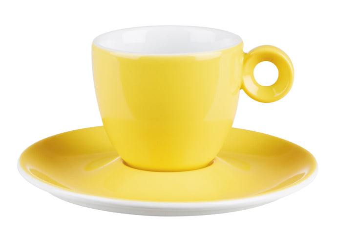 Costa Verde Cafe. Yellow Espresso Cup