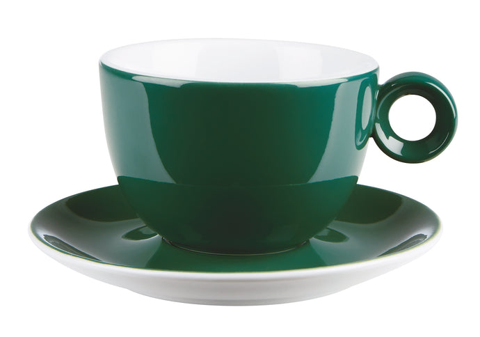 Costa Verde Cafe. Green Bowl Shaped Cup, 8oz