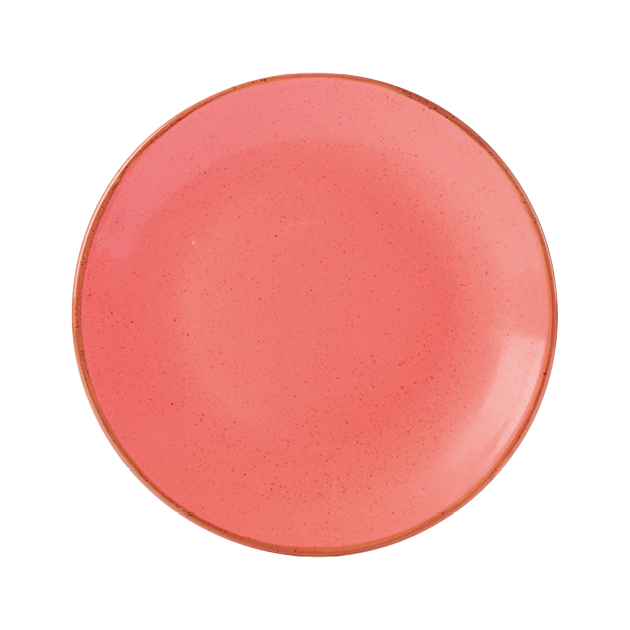Seasons by Porcelite. Coral Coupe Plate, 11