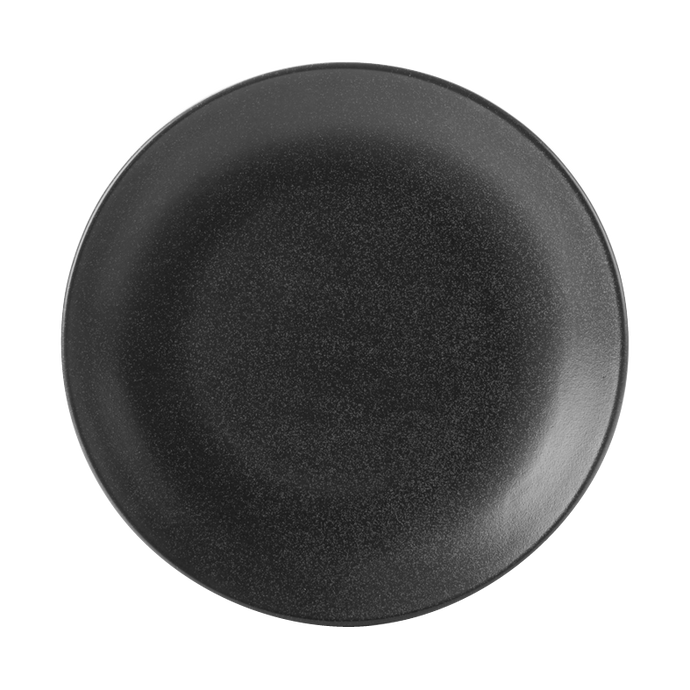 Seasons by Porcelite. Graphite Coupe Plate, 11