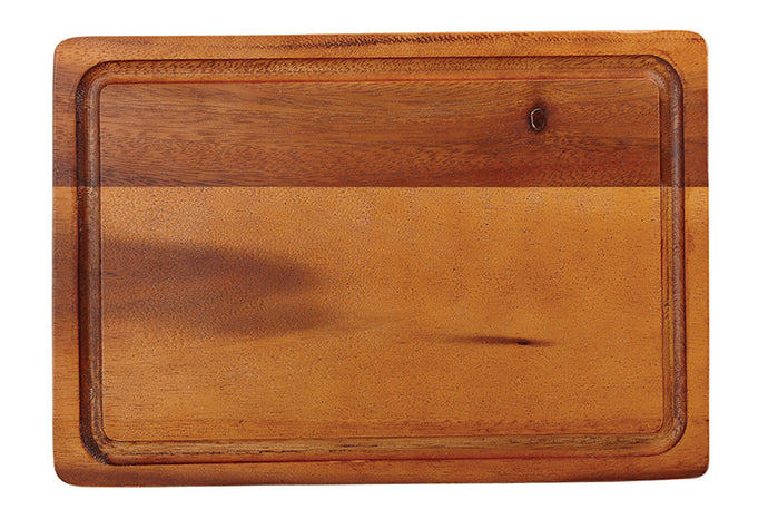 Acacia Rectangular Board with Groove (Large)