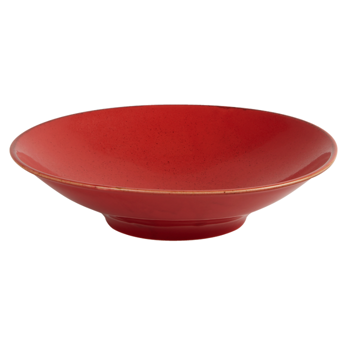 Seasons by Porcelite. Magma Footed Bowl