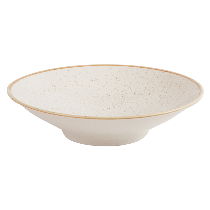 Seasons by Porcelite. Oatmeal Footed Bowl