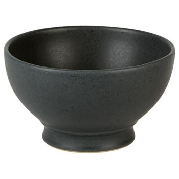 Rustico Stoneware. Carbon Footed Bowl