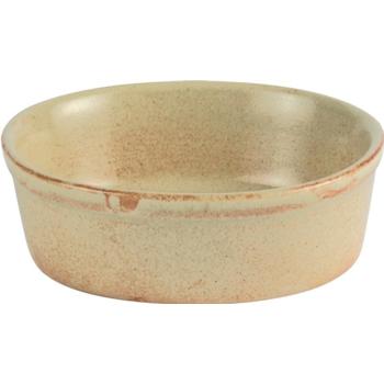Rustico Stoneware. Flame Individual Pie Dish Oval