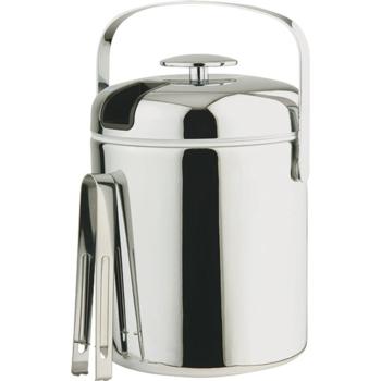 Stainless Steel Ice Bucket (with tongs)