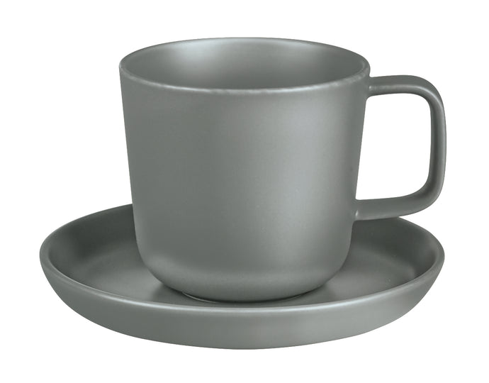Nordika Grey Mug Saucer