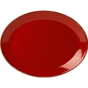 Seasons by Porcelite. Magma Oval Plate