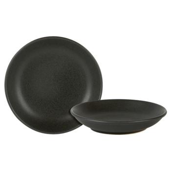 Rustico Stoneware. Carbon Individual Pasta Plate