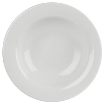 Porcelite Vitrified Hotelware. Banquet Wide Rim Plate, 10.5